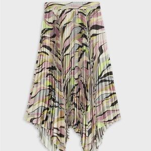 NWT Ted Baker Pink Miiah Pleated Midaxi Skirt